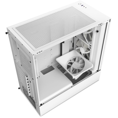 Case NZXT H5 Flow RGB Midi-Tower Bianco