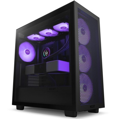 Case NZXT H7 Flow RGB Midi-Tower Nero