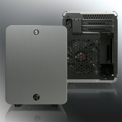 Case RAIJINTEK METIS PLUS Argento Pannello Laterale In Acrilico Mini Tower Mini ITX