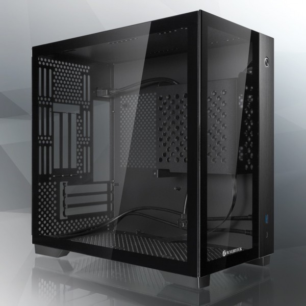 Case Raijintek PAEAN MINI Mini-ITX Vetro Temperato Nero