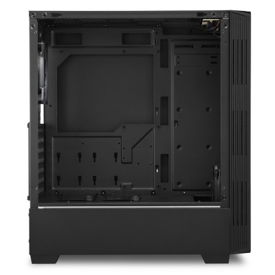 Case Sharkoon RGB LIT 200 Nero Pannello Frontale e Laterale In Vetro Temperato Midi Tower