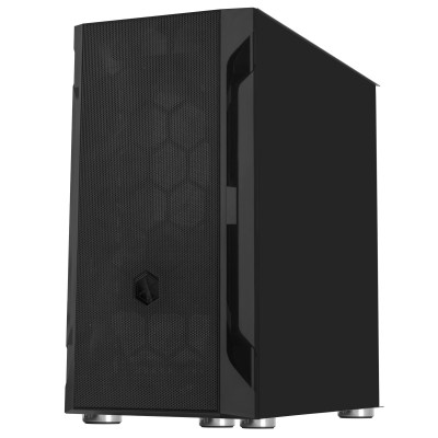 Case SilverStone Fara H1M Vetro Temperato Nero