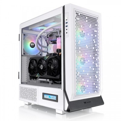 Case Thermaltake Ceres 500 TG ARGB Snow Bianco Vetro Temperato Midi Tower E-ATX