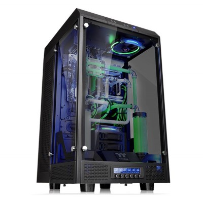 Case Thermaltake The Tower 900 Nero Vetro temperato Big Tower E-ATX