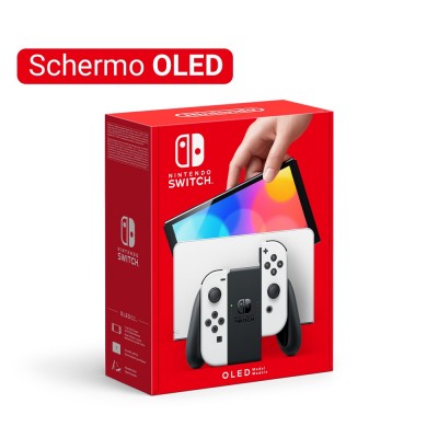 Nintendo Switch Modello Oled Bianco Schermo 7"