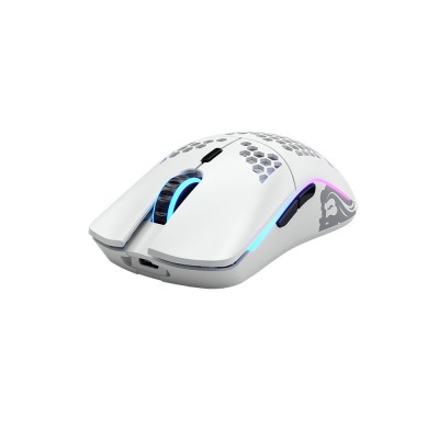 Mouse Glorious Wireless Modello O bianco opaco