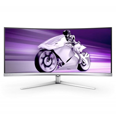 Monitor Philips Evnia 34M2C8600 34'' WQHD AMD FreeSync Premium Pro HDMI OLED Bianco Argento