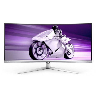 Monitor Philips Evnia 34M2C8600 34'' WQHD AMD FreeSync Premium Pro HDMI OLED Bianco Argento