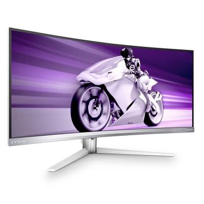 Monitor Philips Evnia 34M2C8600 34'' WQHD AMD FreeSync Premium Pro HDMI OLED Bianco Argento