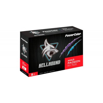 Scheda video PowerColor Radeon Hellhound RX 7600 8GB GDDR6