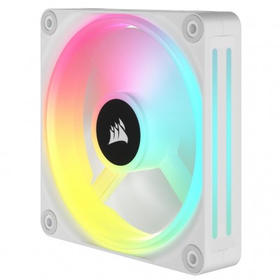 Ventola Corsair iCUE LINK QX120 RGB - PWM - 120 mm bianco