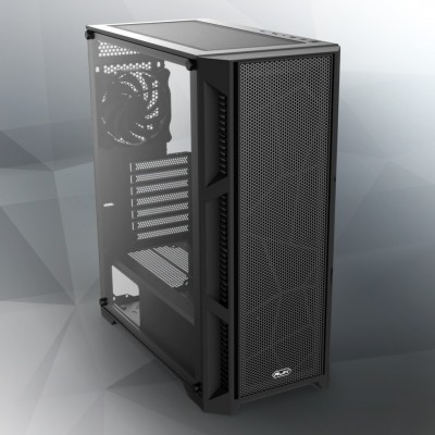 Case Raijintek Arcadia III Midi-Tower Vetro Temperato Nero