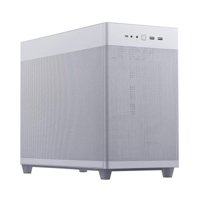 Case ASUS Prime AP201 Micro-ATX Vetro Temperato Bianco