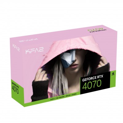 Scheda Video KFA2 Nvidia RTX 4070 EX GAMER Pink OC 12GB