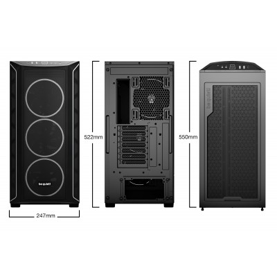 Case be quiet! Shadow Base 800 FX Midi-Tower Nero