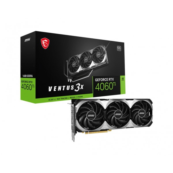 Scheda video MSI GeForce RTX 4060 TI 16GB Ventus 3X OC