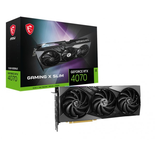 Scheda video MSI GeForce RTX 4070 12GB Gaming X Slim