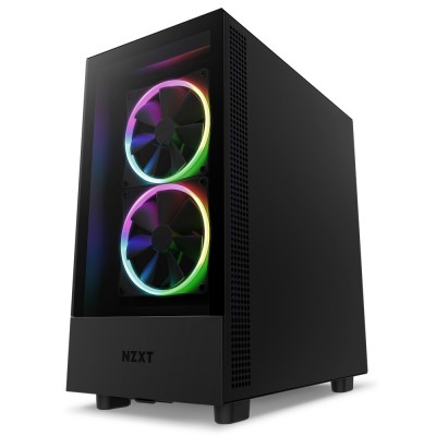 Case NZXT H5 Elite RGB Midi-Tower Nero