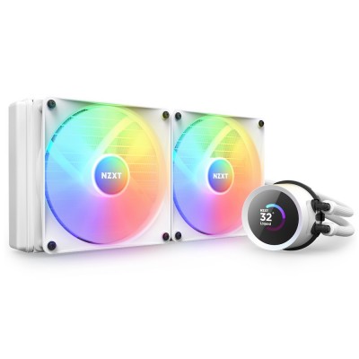 Dissipatore a Liquido NZXT Kraken 280 RGB 14 cm Bianco 1 pz