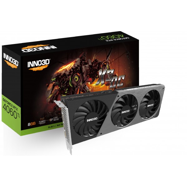 Scheda video Inno3D GeForce RTX 4060TI 8GB X3 OC