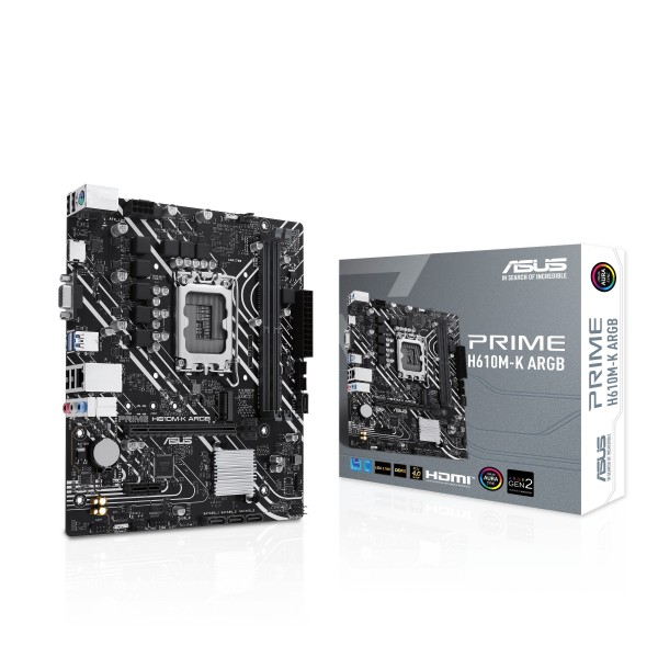 Scheda madre ASUS PRIME H610M-K ARGB socket 1700