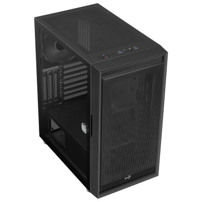 Case Aerocool Graphite G BK V1 Midi Tower Nero Vetro Temperato