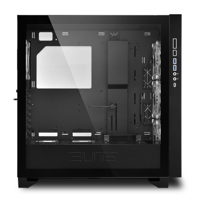 Case Sharkoon ELITE SHARK CA300H Nero Big Tower Nero Vetro Temperato