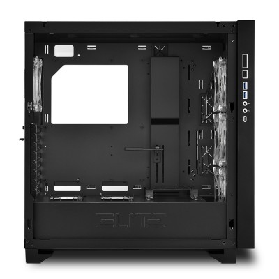 Case Sharkoon ELITE SHARK CA300H Nero Big Tower Nero Vetro Temperato