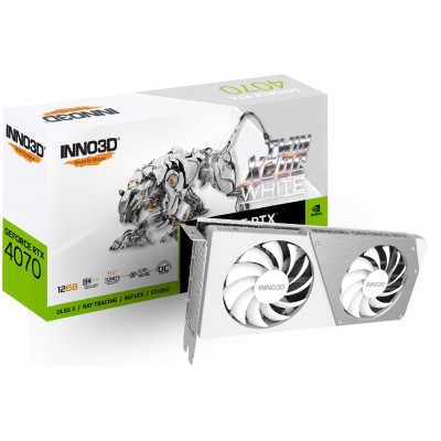 Scheda Video Inno3D GeForce RTX 4070 Twin X2 OC NVIDIA 12 GB GDDR6X