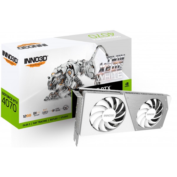 Scheda Video Inno3D GeForce RTX 4070 Twin X2 OC NVIDIA 12 GB GDDR6X