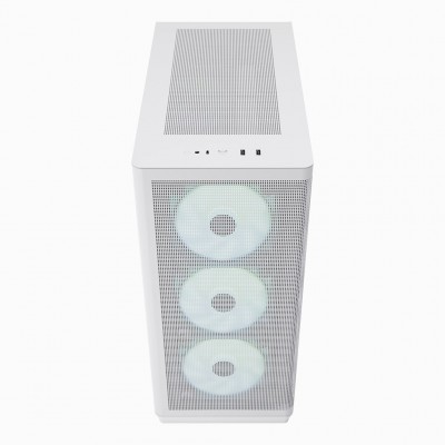 Case APNX C1 Midi-Tower ATX Vetro Temperato Bianco