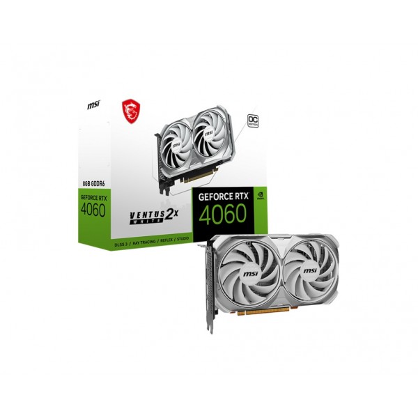 Scheda video MSI GeForce RTX 4060 8GB VENTUS 2X WHITE OC