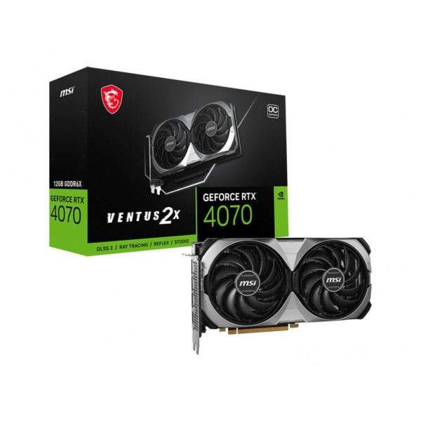 Scheda video MSI GeForce RTX 4070 12GB Ventus 2X E 12G OC