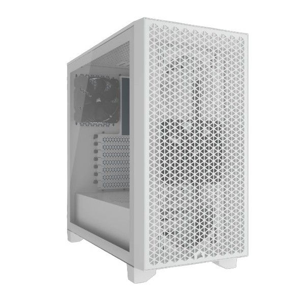 Case Corsair 3000D Airflow Tempered Glass Midi-Tower Bianco