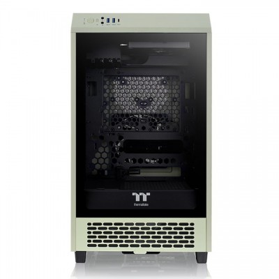 Case ThermalTake The Tower 200 Mini-Tower Vetro Temperato Verde Chiaro