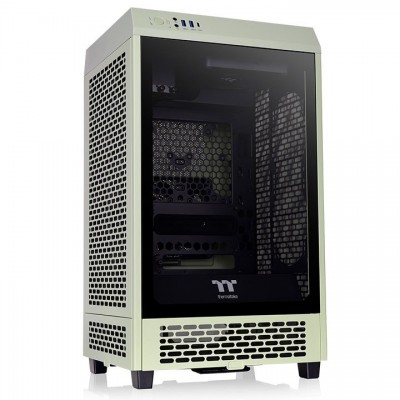 Case ThermalTake The Tower 200 Mini-Tower Vetro Temperato Verde Chiaro