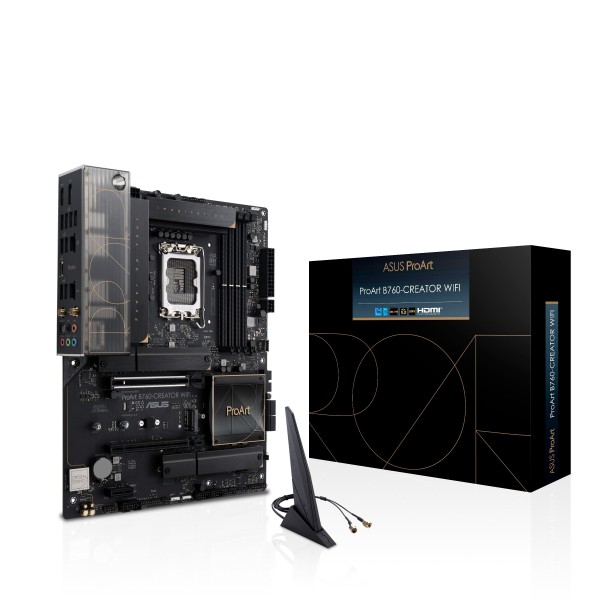 Scheda Madre Asus ProART B760-CREATOR WIFI, Intel B760 Mainboard, Sockel LGA1700, DDR5