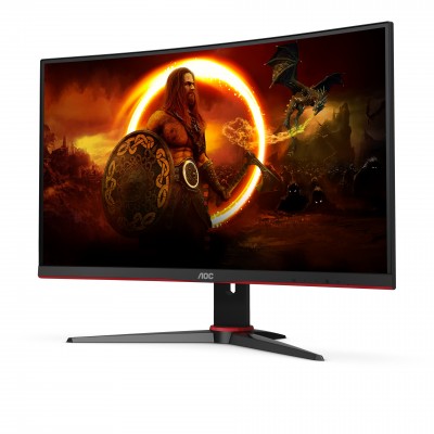 Monitor AOC AGON C27G2E BK 27'' Full HD VA HDR Adaptive-Sync HDMI DisplayPort Nero Rosso