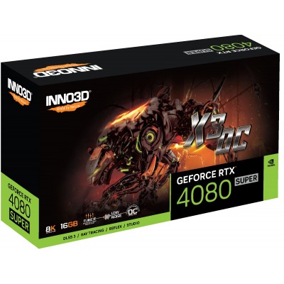 Scheda Video Inno3D GEFORCE RTX 4080 SUPER X3 OC NVIDIA 16 GB GDDR6X