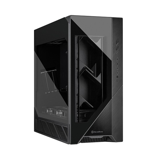 Case SilverStone ALTA F2 Big-Tower Vetro Temperato Nero