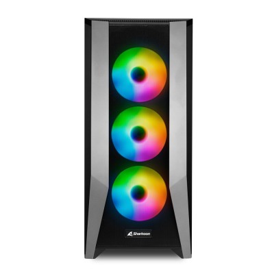 Case Sharkoon TG7M Midi-Tower Vetro Temperato RGB Nero