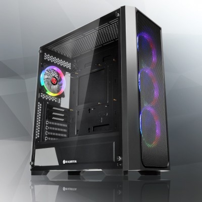 Case Raijintek PONOS MS4 Midi-Tower Full Mesh Nero