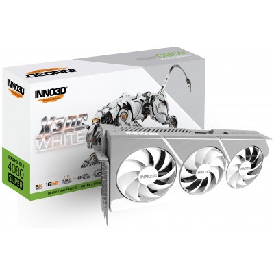 Scheda Video Inno3D GEFORCE RTX 4080 SUPER X3 OC WHITE NVIDIA 16 GB GDDR6X