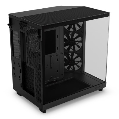 Case NZXT H6 Flow Midi-Tower Vetro Temperato Nero