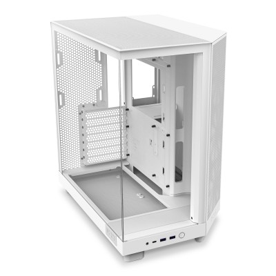 Case NZXT H6 Flow Midi-Tower Vetro Temperato Bianco