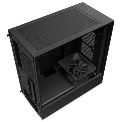 Case NZXT H5 Flow Midi-Tower Vetro Temperato Nero Opaco