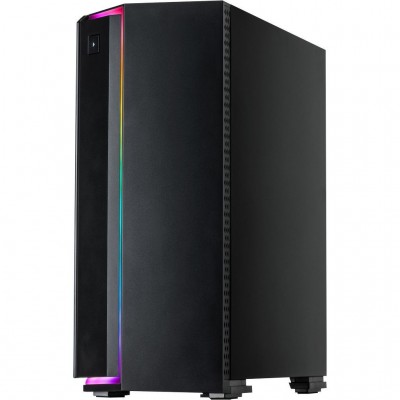 Case Inter Tech S-3906 Renegade Midi-Tower Vetro Temperato LED RGB Nero