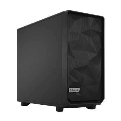 Case Fractal Design Meshify 2 Black Solid Midi-Tower Nero