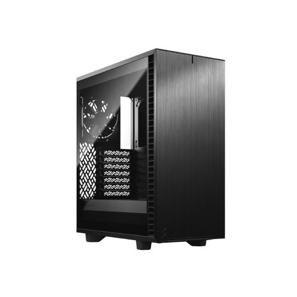 Case Fractal Design Define 7 Compact Black TG Midi Tower Vetro Temperato Nero