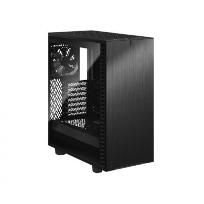 Case Fractal Design Define 7 Compact Black TG Midi Tower Vetro Temperato Nero